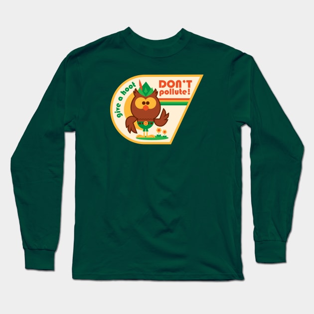 Don't Pollute Long Sleeve T-Shirt by montygog